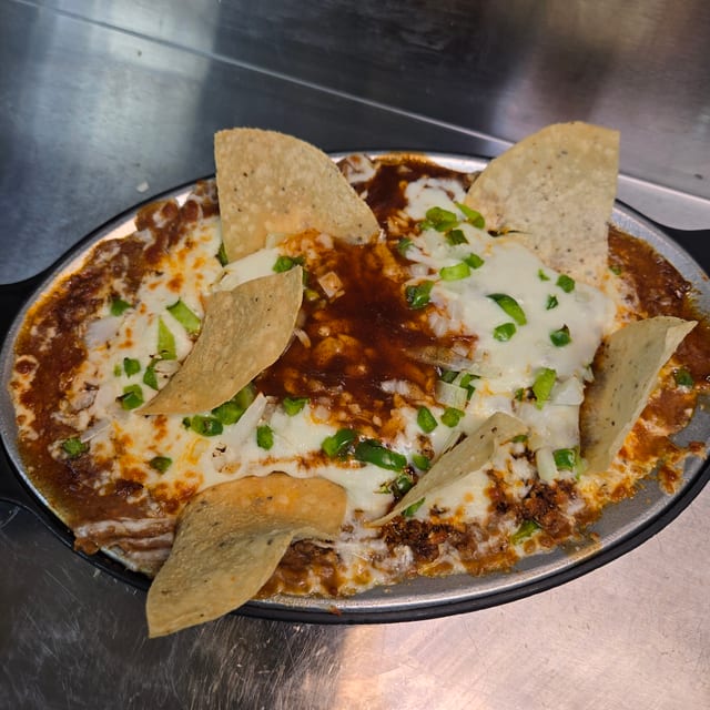 Mexican Pizza Plate.