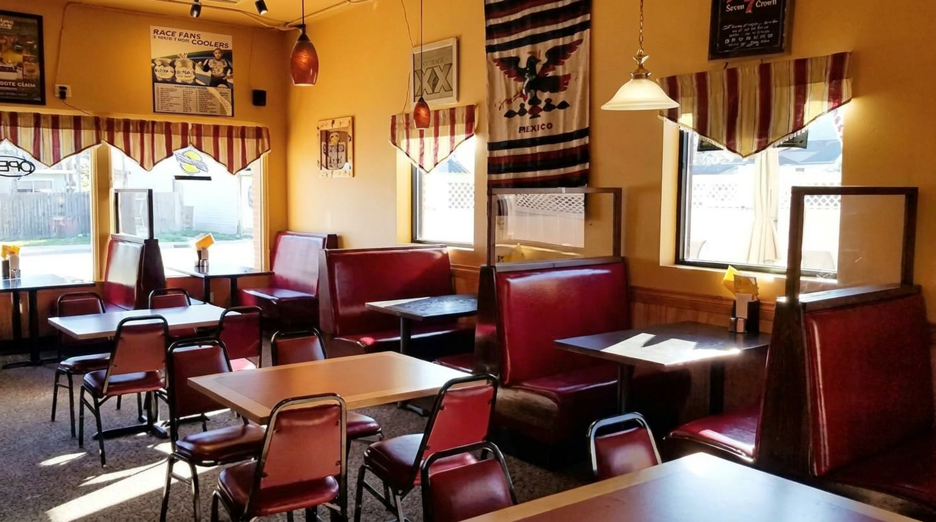 The dining room in Ida