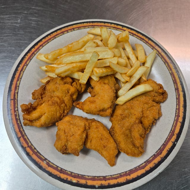 Kids Chicken Strips.